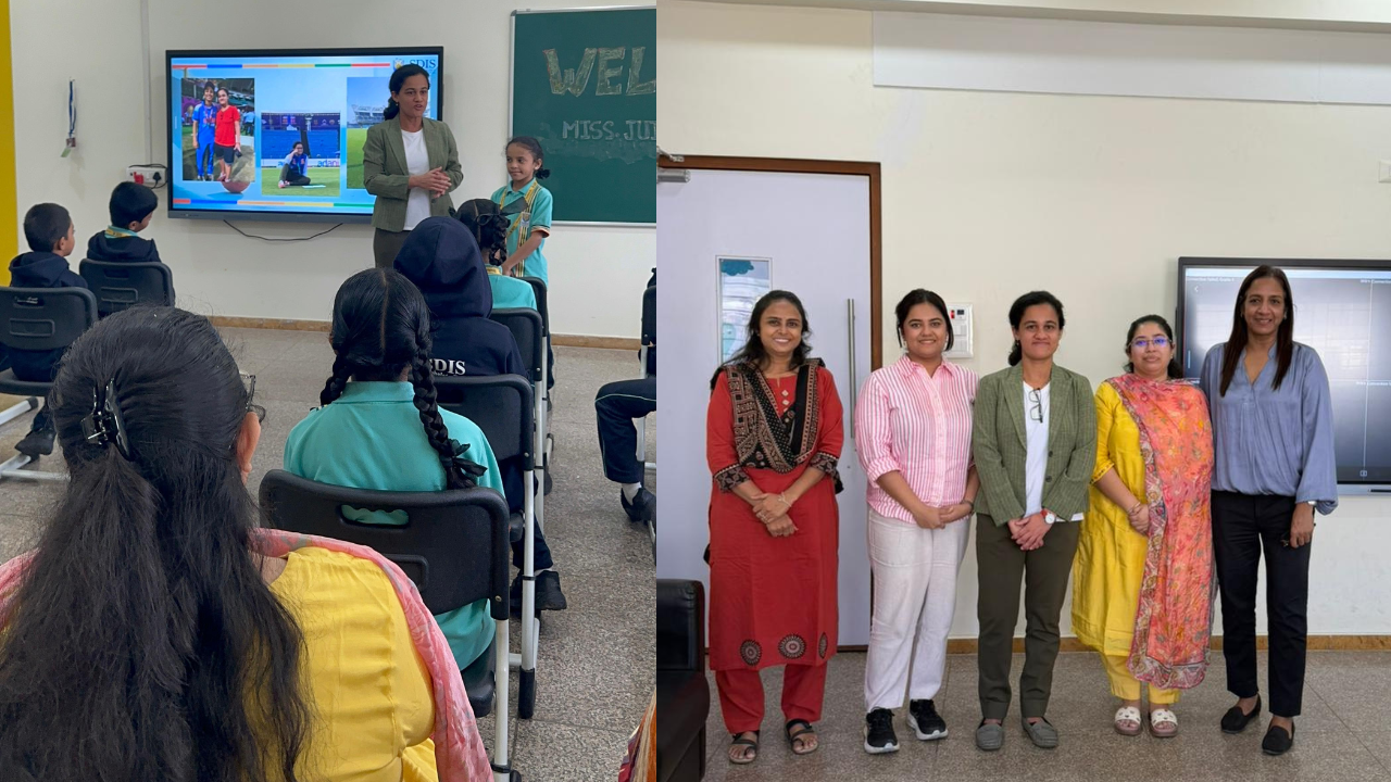 महिला क्रिकेट विश्वचषक विजय आणि बालदिनानिमित्त SDISमध्ये प्रेरणादायी क्रिकेट सत्र