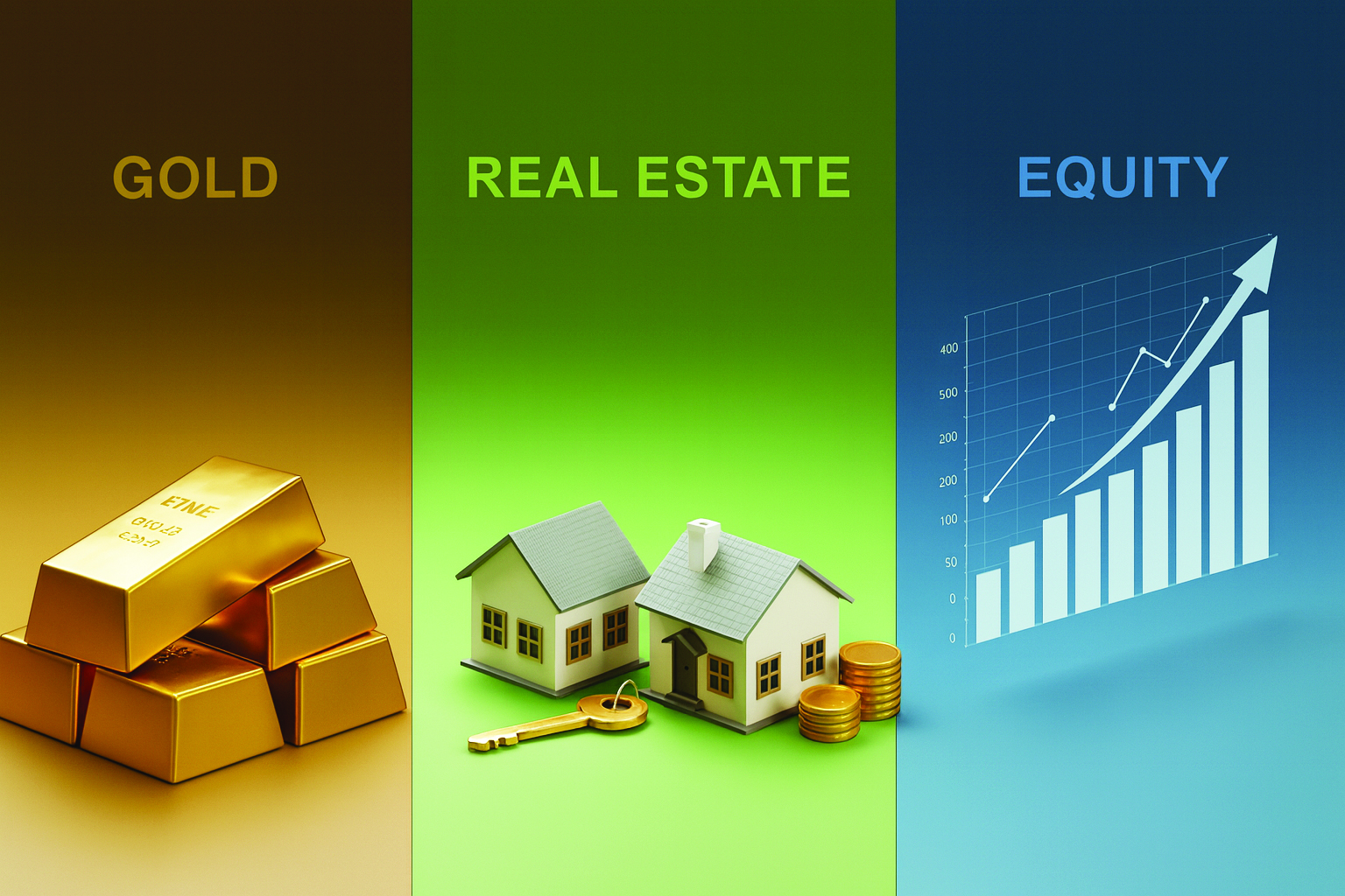 Gold vs Equity vs Real Estate: What Truly Created Wealth in India (2005–2025)?