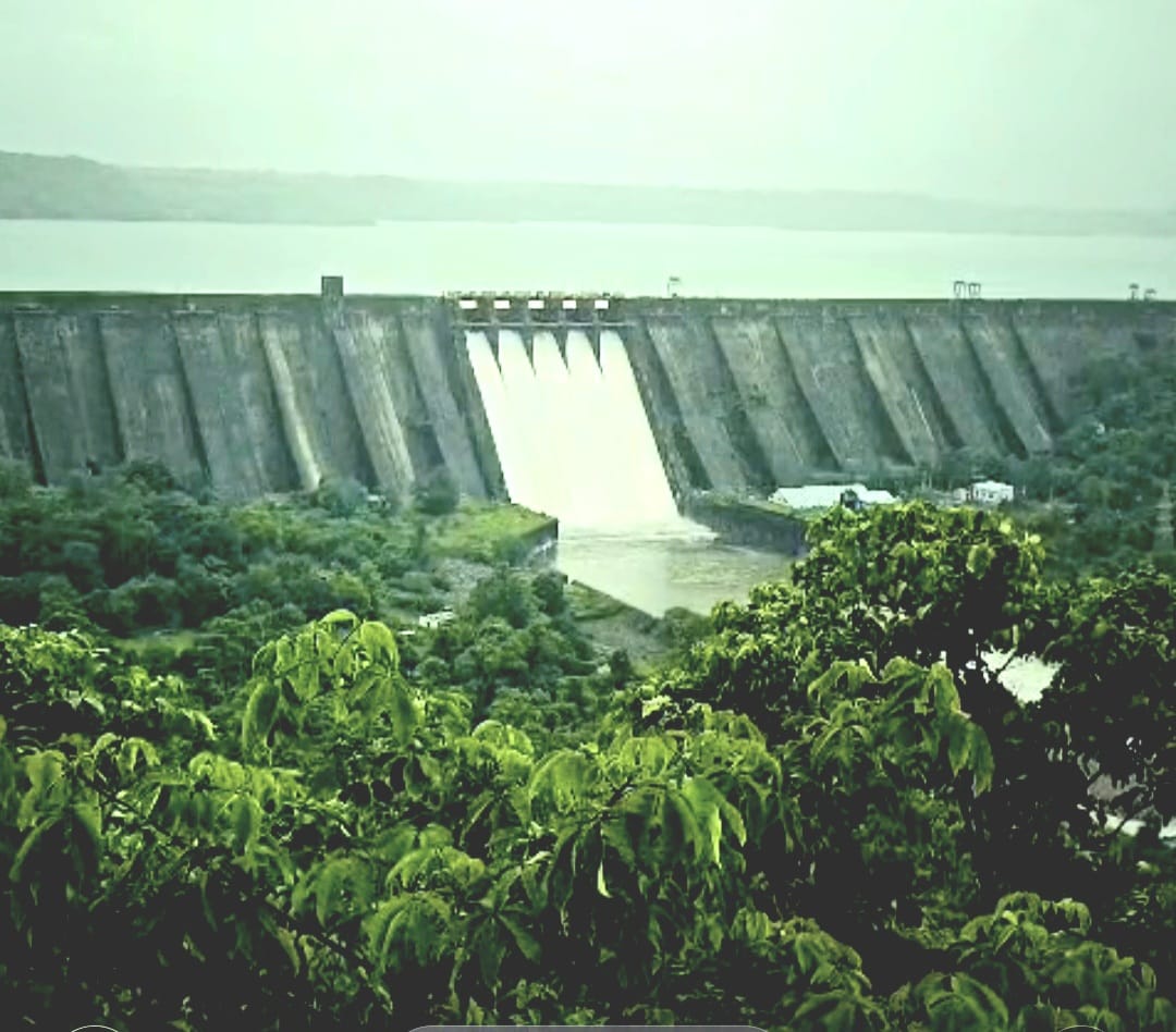 भातसा धरणाचे पाचही दरवाजे उघडले
