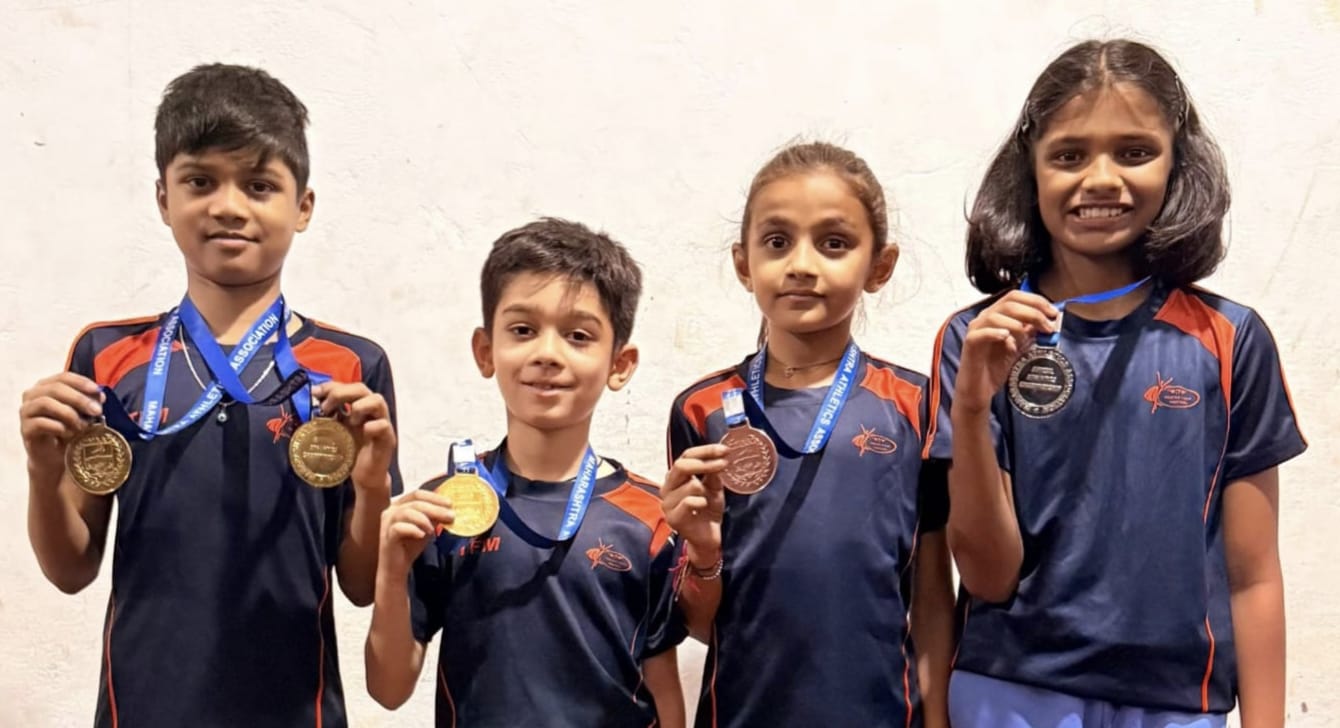 राज्य ॲथलेटिक्स स्पर्धेत हृदित्य, काश्वी, त्रिशाने जिंकली पदके