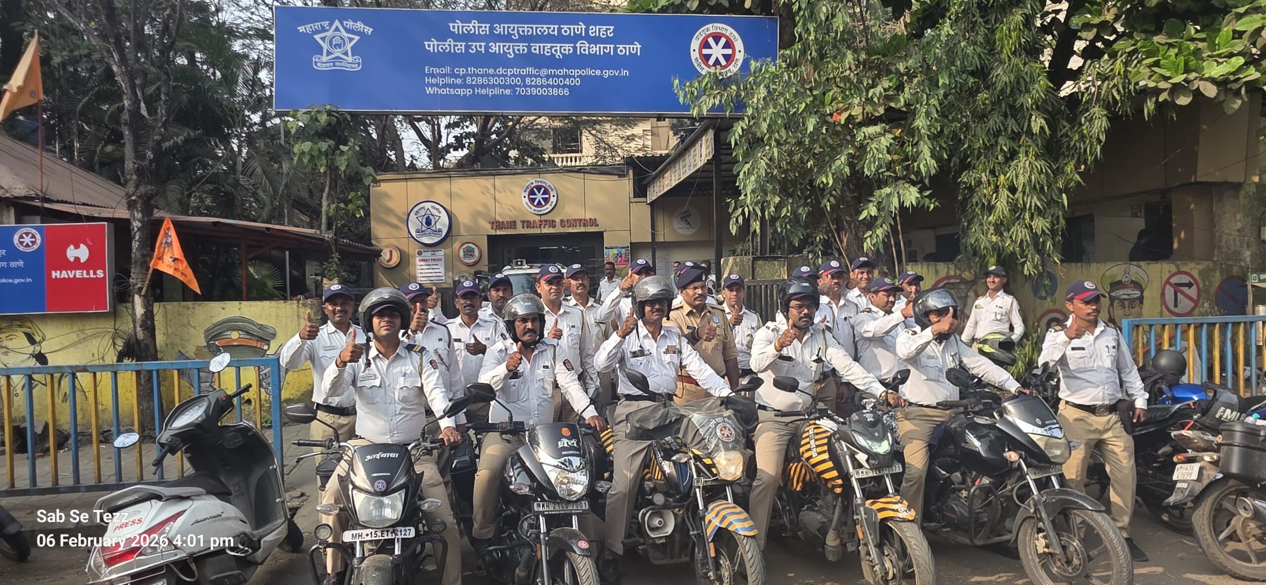 ट्राफिक रायडर्सनी वाचवले ४६ विद्यार्थ्याचे शैक्षणिक वर्ष
