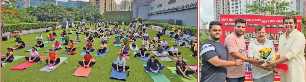 'फिट इंडिया'चा संदेश देत ठाण्यात योग दिन उत्साहात