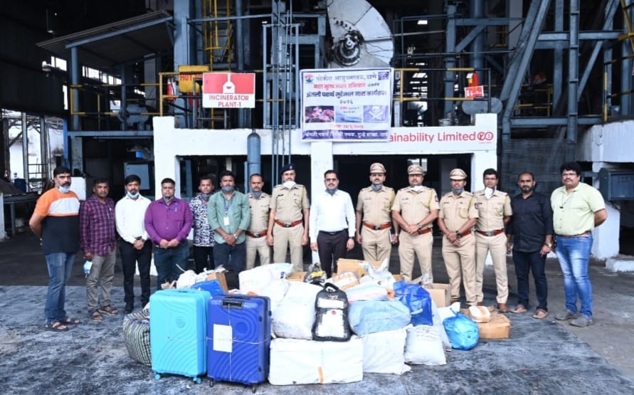 ठाणे पोलिसांकडून ३९ कोटींचे अंमली पदार्थ नष्ट