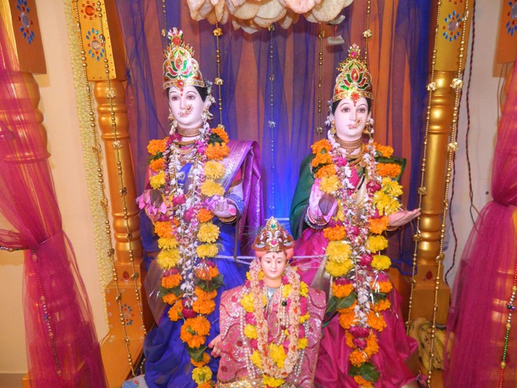 आज ज्येष्ठा गौरींचे आगमन