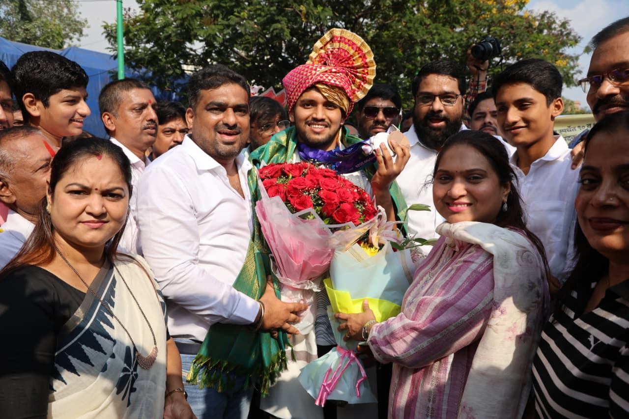 आशियाई क्रीडा स्पर्धेत रुद्रांश पाटीलची चमकदार कामगिरी