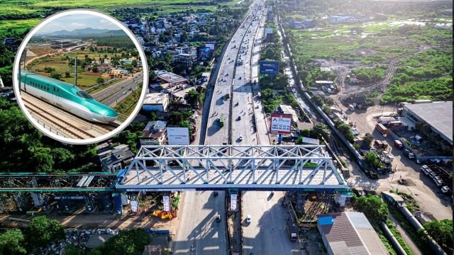 दिवे-अंजूर येथे १०० मीटर लांबीचा पूल यशस्वीपणे स्थापित