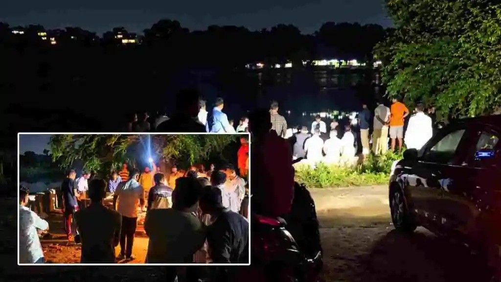 बदलापुरात वाहनांच्या प्रकाशात अंत्यसंस्कार करण्याची वेळ