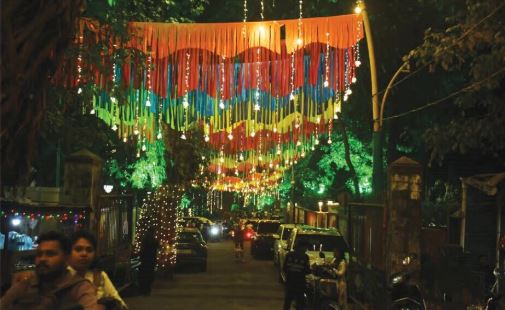 संस्कृती आर्ट फेस्टिव्हलसाठी उपवन परिसर सजला
